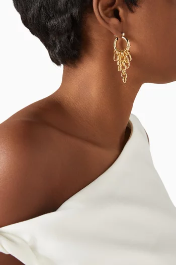 Sabbia Earrings in 14kt Gold-plated Brass