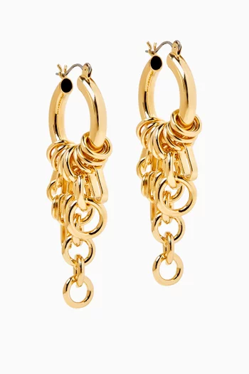 Sabbia Earrings in 14kt Gold-plated Brass