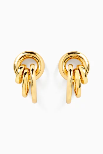 Aria Earrings in 14kt Gold-plated Brass