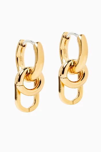 Mini Fara Hoop Earrings in 14kt Gold-plated Brass