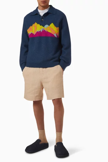 Rocky Mountain Rugby Sweater in Cashmere-blend