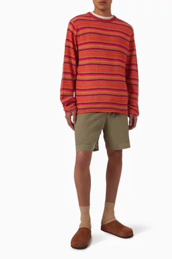 Planar Stripe Sweater in Cashmere-blend