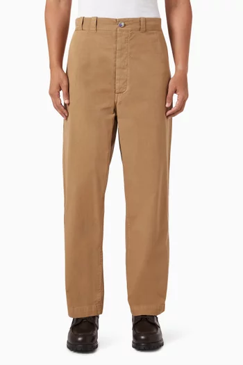 Silvano Washed Norm Pants in Cotton