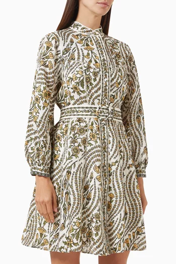 Nolan Mini Dress in Linen