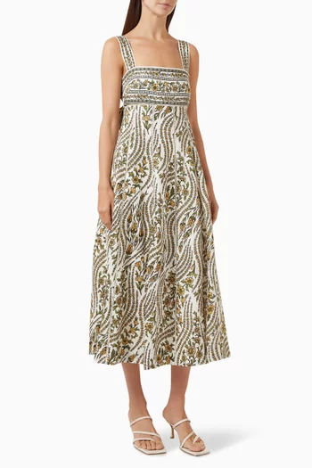Rye Midi Dress in Linen