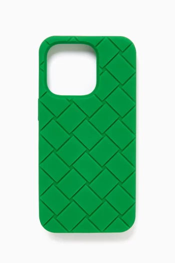iPhone 16 Pro Case in Intreccio Rubber