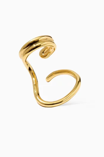 Sonder Single Ear Cuff in 14kt Gold Vermeil Sterling Silver