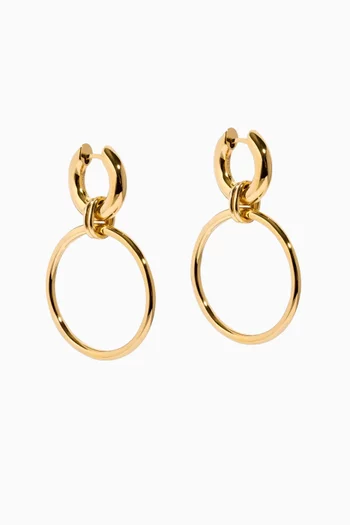 Laguna Hoop Earrings in 14kt Gold Vermeil