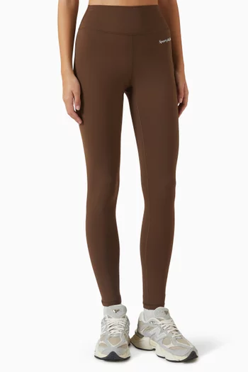 Serif Logo High-waisted Leggings