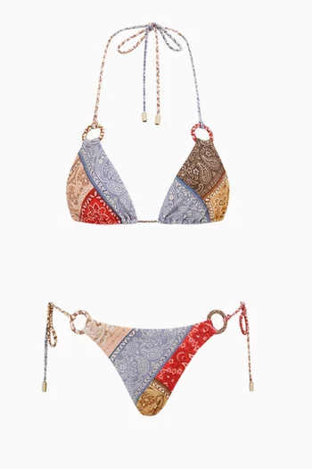 Lucky Ring Tie Bikini Set