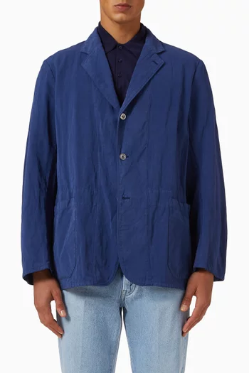Take Easy Jacket in Wool-linen Blend