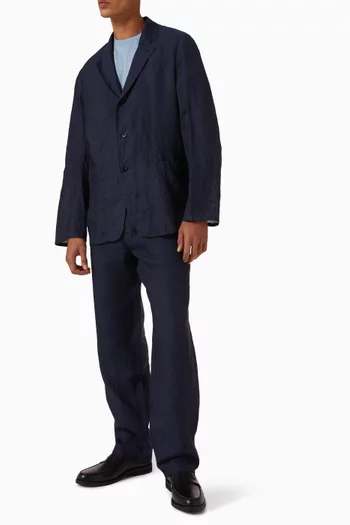 Take Easy Jacket in Wool-linen Blend