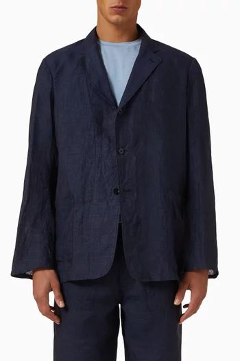 Take Easy Jacket in Wool-linen Blend