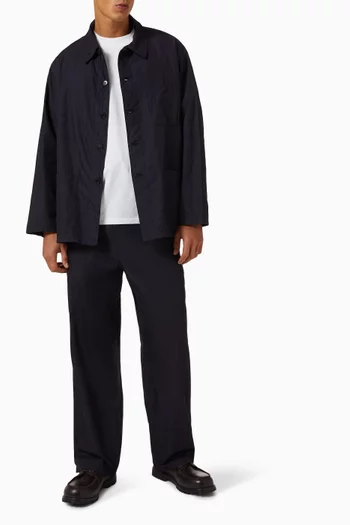 Work Shirt Jacket in Cotton-silk Blend