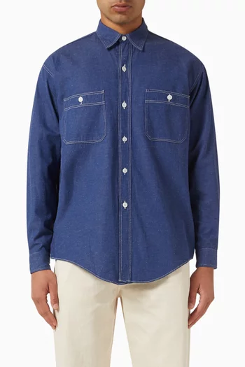 Work Shirt in Cotton-hemp Blend