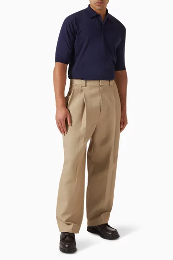 Polo Shirt in Cotton-knit