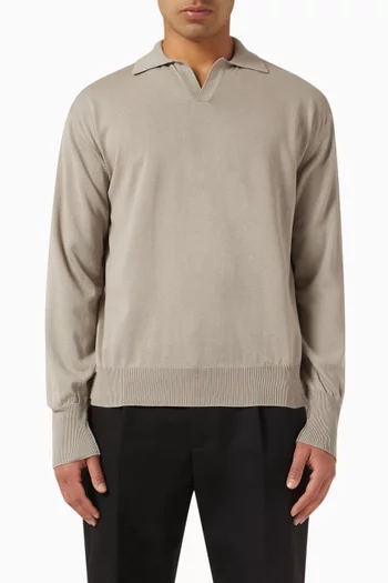 Skipper Polo Shirt in Cotton-knit