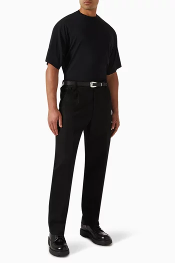 Tenjiku Boxy T-shirt in Merino Wool Jersey