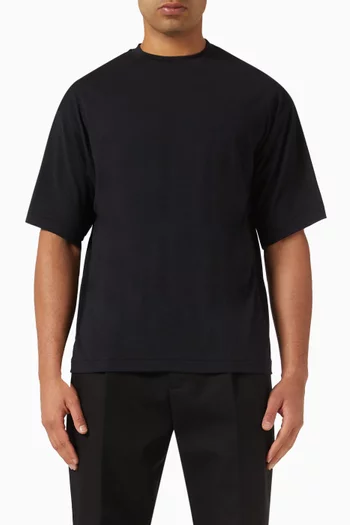 Tenjiku Boxy T-shirt in Merino Wool Jersey
