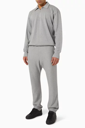 Sweat Half-zip Pullover in Suvin Cotton