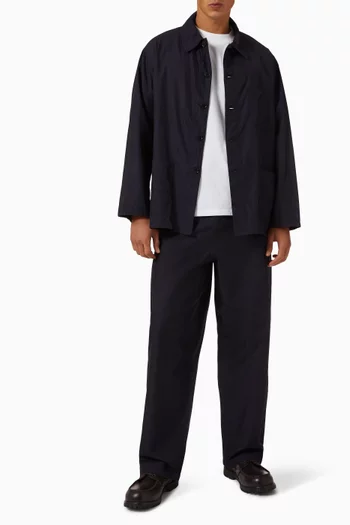 Traveller Easy Pants in Cotton-linen Voile Gabardine