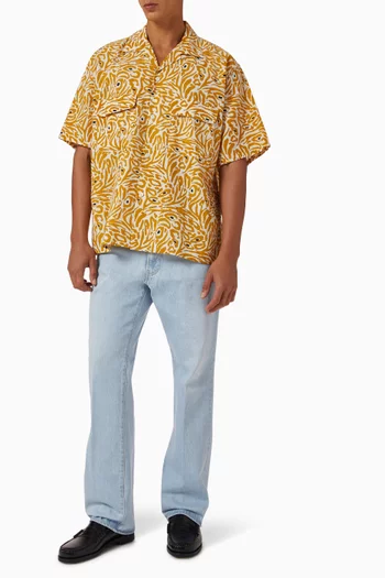 Skate Shoecut Jeans in Cotton-denim