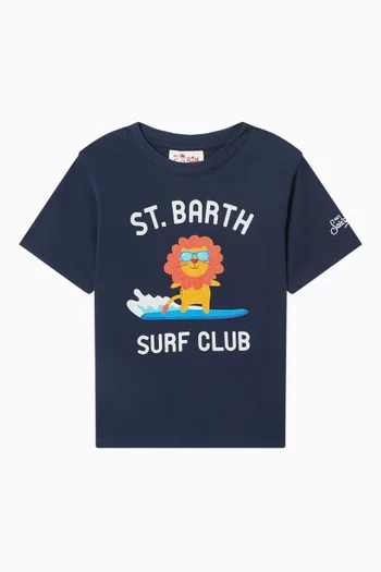 Surf Club T-shirt in Cotton