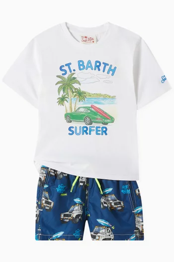 Graphic-print T-shirt in Cotton-jersey