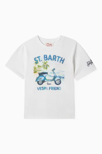 Graphic-print T-shirt in Cotton-jersey