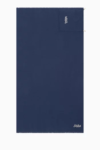 FoutaSac Beach Towel in Honeycomb Cotton