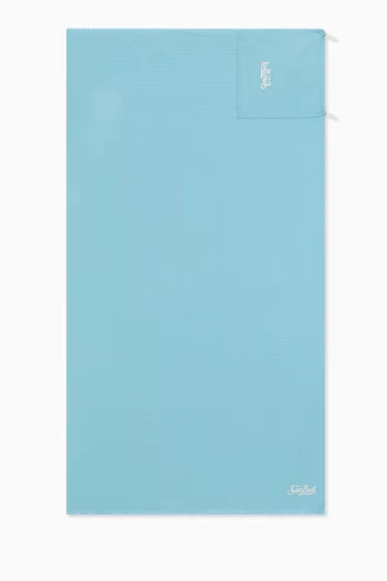 FoutaSac Beach Towel in Honeycomb Cotton