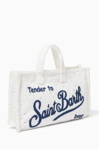 Logo-embroidered Phone Bag in Cotton