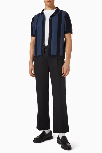 Wide-leg Pants in Linen & Cotton