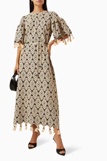 Rhiannon Tassel Midi Dress