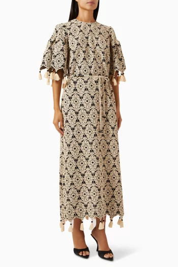 Rhiannon Tassel Midi Dress