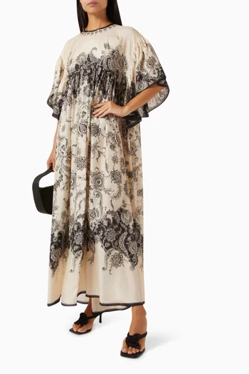 Rhiannon Maxi Dress in Silk