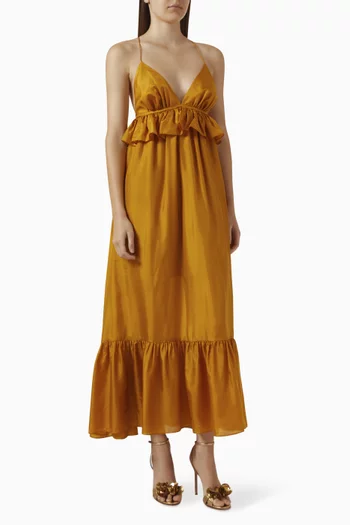 Rhiannon Ruffle Maxi Dress