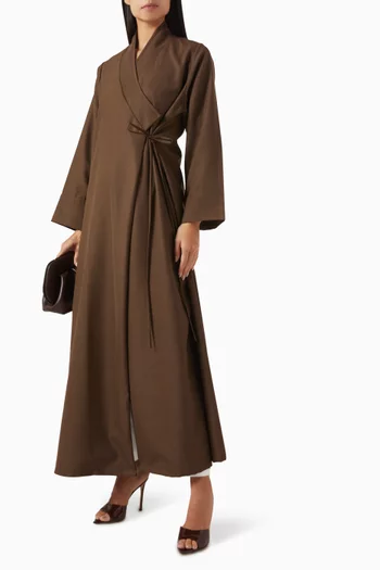 Wrap Abaya in Cotton-twill