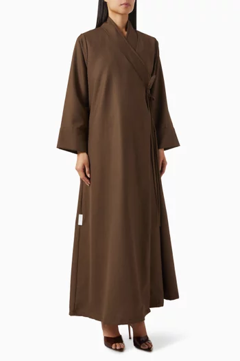 Wrap Abaya in Cotton-twill