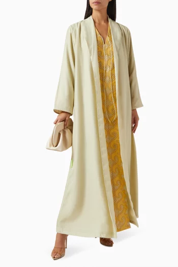 Zainah Cut Abaya in Cotton