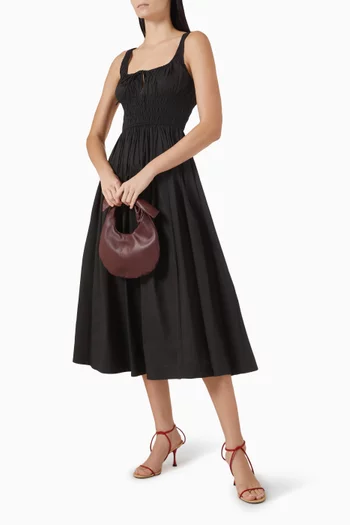 Quilla Midi Dress in Cotton