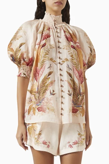 Ascension Billow Blouse in Ramie