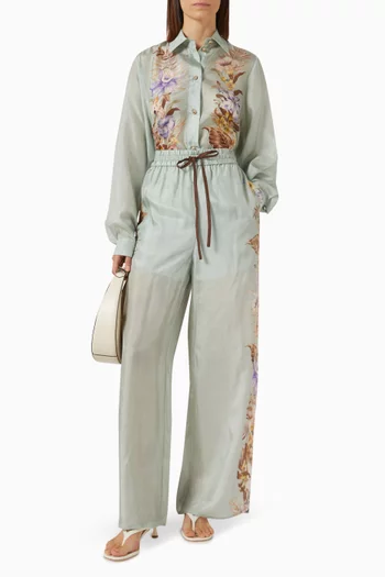 Coco Printed Shirt in Silk