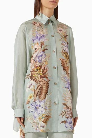 Coco Printed Shirt in Silk