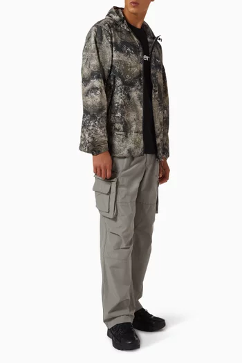 Crazy Multi-zip Pants in Poly-cotton Blend