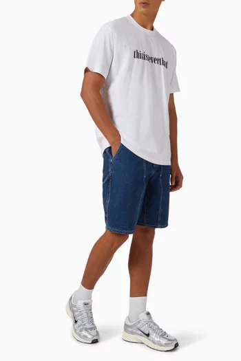 Onyx Logo T-shirt in Cotton Jersey