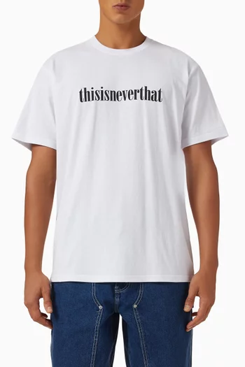 Onyx Logo T-shirt in Cotton Jersey