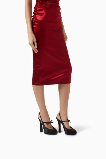 Valley 105 Slingback Pumps in Satin