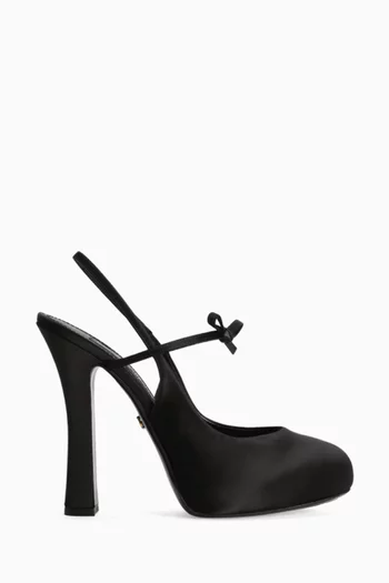 Valley 105 Slingback Pumps in Satin