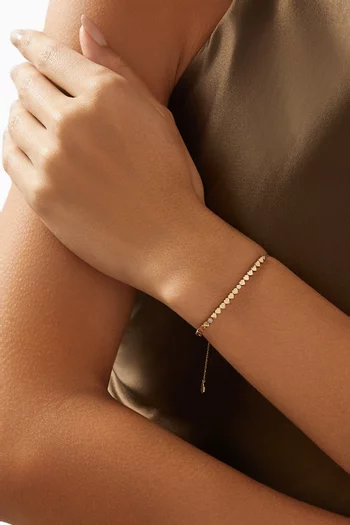 Lit Diamond Bracelet in 18kt Yellow Gold